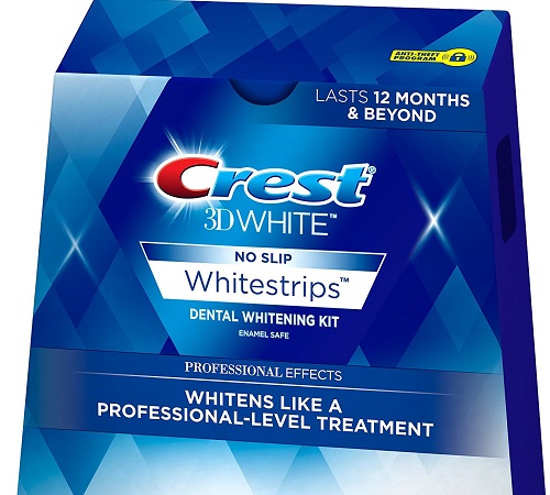 Miếng dán trắng răng Crest 3D White Professional Effects giúp bạn tẩy trắng răng tại nhà hiệu quả